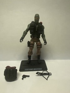 2007 G.I. Joe *BEACH HEAD (V10)*  25TH/30TH/50TH -H-  *MISSING SUB GUN*