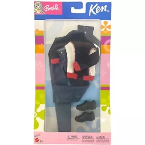 Vintage 2003 Mattel Ken Fashions Outfit Set Sweater Jeans Shoes #25752 NIB - Picture 1 of 3