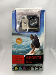 Sports Cam 1080P Waterproof 30M Action Full HD 2.0 Inch Screen Camera NIB - Picture 1 of 5