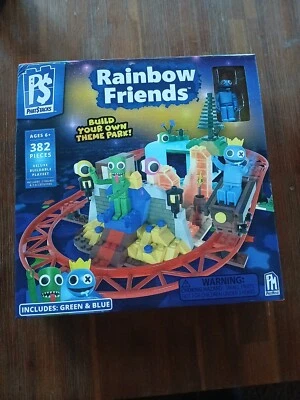 Rainbow Friends Playset Toy Deluxe Buildable Theme Park Phat Stacks Damaged Box - Image 1 of 4