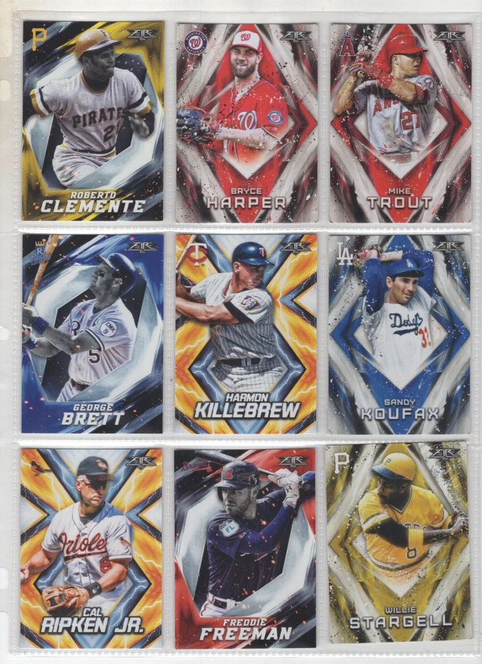 2017 Topps Fire Baseball Singles (1-200) *You Pick Your Cards Complete Your Set* - Image 1 of 1