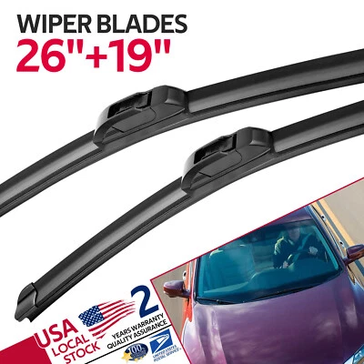 Juego de limpiaparabrisas delantero genuino OEM de 26"+19" para Acura ILX 2013-2015 Foto 1 de 4