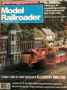 Model Railroader December 1987 New Haven EP-1 Electric Locomotive Plans Tank Far - Picture 1 of 1