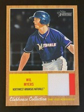 2011 Topps Heritage Minors Clubhouse Collection Relics #WM Wil Myers 