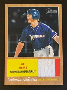 2011 Topps Heritage Minors Clubhouse Collection Relics #WM Wil Myers 