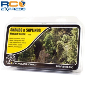 Woodland Scenics Shrubs & Saplings Medium Green WOOF1129 - Picture 1 of 1