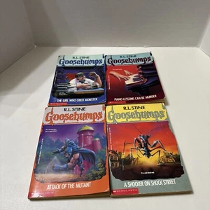 Goosebumps R. L. Stine Scholastic First Print 93 94 Lot Of F4 Books 8, 13, 25 35 - Bild 1 von 18