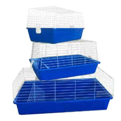 3 sizes Pet Cage Carrier House Rabbit Bunny Hutch Ferret Guinea Pig - image 1 of 4