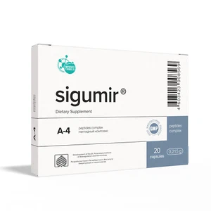 A-4 Sigumir Khavinson Natural Cartilage Peptide Bioregulator 20 capsules - Picture 1 of 4