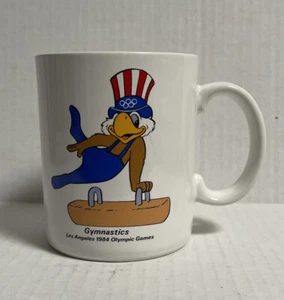 Taza de café vintage águila olímpica Sam 1984 de los Juegos Olímpicos de Los Ángeles gimnasia papel - Imagen 1 de 5