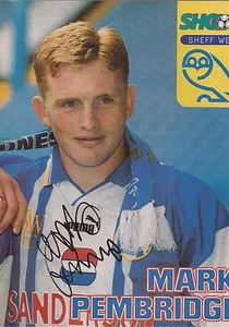 SHEFFIELD WEDNESDAY: MARK PEMBRIDGE SIGNED A4 (12x8) MAGAZINE PICTURE+COA - Picture 1 of 1