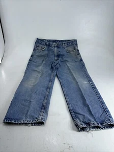 Members Mark Herren Jeans 36x29 Blau Denim Straight Leg Med Wash Klassisch Getragen - Bild 1 von 15