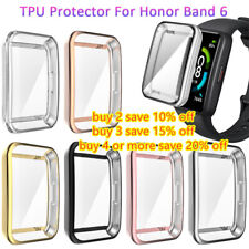 For Huawei Band 7/6/6 Pro/Honor Band 6 Plating Watch Screen Protector Case Cover