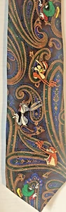 Vintage 1993 Looney Tunes Mania Tie Bugs Bunny Coyote Marsianer... - Bild 1 von 4