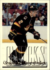 1995-96 Topps Canucks Hockey Card #46 Yevgeny Namestnikov