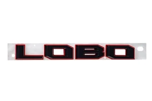 2015-2017 Ford F-150 Rear Tailgate LOBO Emblem Black Red NEW OEM GL3Z-9942528-C - Picture 1 of 4