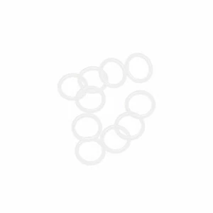 Silicone O-Rings 17mm OD, 12.2mm ID, 2.4mm Width, Seal Gasket White 10Pcs ✦KD - Picture 1 of 4