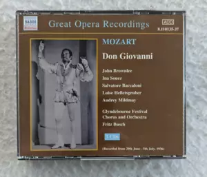 Great Opera Recordings - Mozart: Don Giovanni / Busch Brownlee Souez - 3 CD Set - Foto 1 di 2