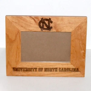 University Of North Carolina wood photo frame Licensed College 9 x 7 NCAA NC - Picture 1 of 8