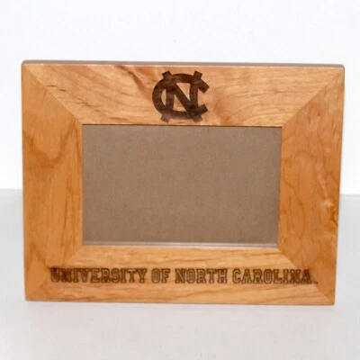 University Of North Carolina wood photo frame Licensed College 9 x 7 NCAA NC - Image 1 of 4