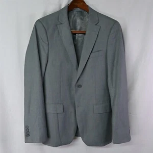 Giorgio Fiorelli 36R Gray Slim Fit 2Btn Blazer Suit Jacket Sport Coat - Picture 1 of 9