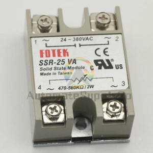 Nuovo 1 PZ FOTEK relè stato solido SSR-25VA 25A - Foto 1 di 3
