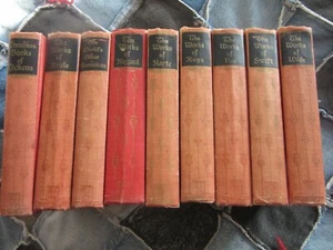 Partial set of 9 Works Of Black's Readers Service Company 1920s and 1930s - Picture 1 of 8