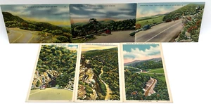 Vintage Linen Postcards 6 Shenandoah National Park Skyline Drive Cards Numbered - Picture 1 of 13