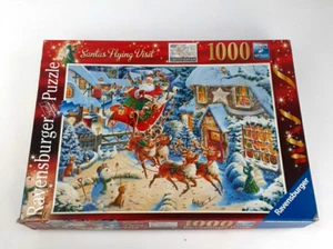 Rompecabezas de Navidad Ravensburger Santa Flying Visit Edición Limitada 1000 Piezas - Imagen 1 de 7