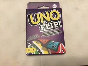UNO Flip! Card Game NEW Mattel Games Double Sided 2-10 Players