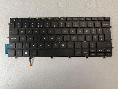 NOVO PARA Dell XPS 13-9370 9317 9380 9305 7390 P82G teclado preto com iluminação traseira Reino Unido - Imagem 1 de 2