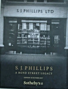 S.J. Phillips. A Bond Street Legacy. Sotheby's, London. 18 October, 2017 - Picture 1 of 11