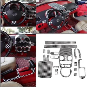 Interior Decoration Full Set Cover For Volkswagen Beetle 2003-2010 White + Black - Picture 1 of 1
