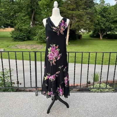 Maxi Vestido Connected Apparel Para Mujer Y2K Floral Hada Grunge Capricho Grande Foto 1 de 4