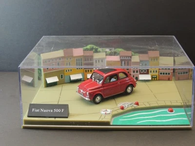 DIE CAST " FIAT NUOVA 500 F " DIORAMI 500 SCALA 1/43 HACHETTE - Immagine 1 di 4