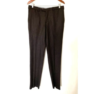 Lubiam Moda Italy Virgin Wool Tailored Fit Unfinished Hem Dress Pants 48R (M) - Picture 1 of 9