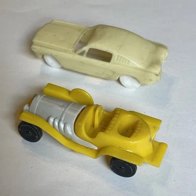 VTG Post Cereal Chitty Chitty Bang Bang Car Promo Toy 1968 Yellow- Mustang Cream - Image 1 of 4