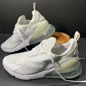 Nike Air Max 270 Turnschuhe weiß Schuhgröße 8 Damen oder Jugend 6,5 Jahre - Bild 1 von 9