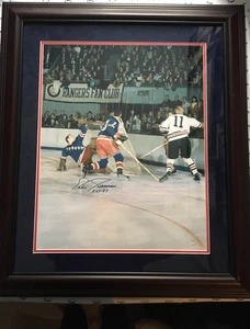 NY RANGERS EDDIE GIACOMIN SIGNED GERAHMTES FOTO W HOF AUTOGRAMM STEINER SPORTS COA - Bild 1 von 11