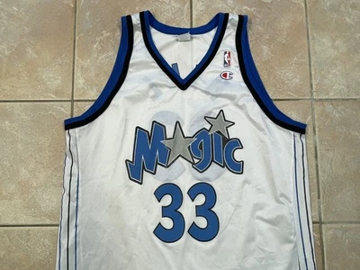 VINTAGE Orlando Magic Grant Hill Jersey sz 48 CHAMPION White - Image 1 of 4