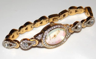 Damas Elgin EG8013STB 347 VJ21 M.O.P. HERMOSO RELOJ MULTI CRISTAL BLING Foto 1 de 4