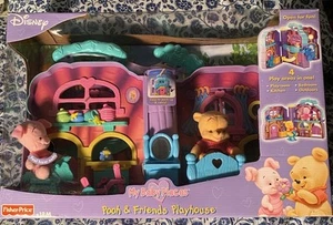 Casa de juegos vintage My Baby Places Pooh & Friends Fisher Price Disney +18M 2003 - Imagen 1 de 24