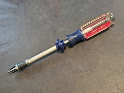 CRAFTSMAN  41124 * WF SCREW HOLDING SCREWDRIVER 8-3/4" LONG USA  NOS - Image 1 of 4