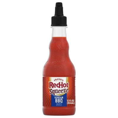Frank’s RedHot Hot Sauce, Korean BBQ, Squeeze Bottle, Bold Blend of Sojasauce... - Bild 1 von 4