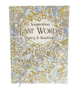 Last Words: Poetry & Readings by Dr. Peter Garratt (English) Mini Hardcover Book - Picture 1 of 8
