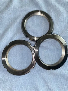 Round Bearing Lock Nut Steel AN17 Lot Of Three - Picture 1 of 4