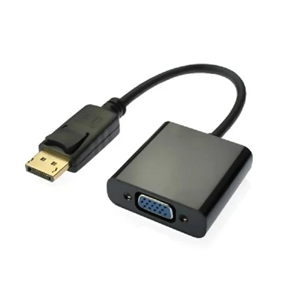 20cm Cable DP to VGA Converter Repairing For TV Laptop Computer Projector B - Image 1 of 4