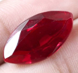 Rubino Rosso Naturale 15,10 Ct/26 mm Pietra Preziosa Marchesa Certificata T11152 Saldi Capodanno - Foto 1 di 7
