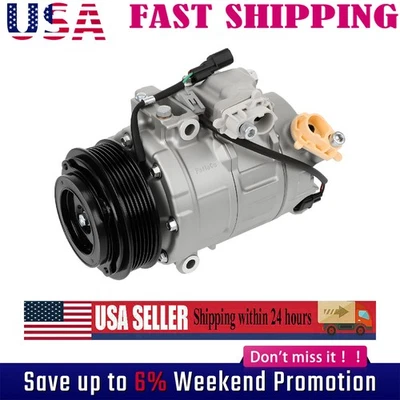 AC Compressor For 2013-2018 Ford Explorer Lincoln MKS MKT MKZ 3.5L 3.7L KY - Image 1 of 4