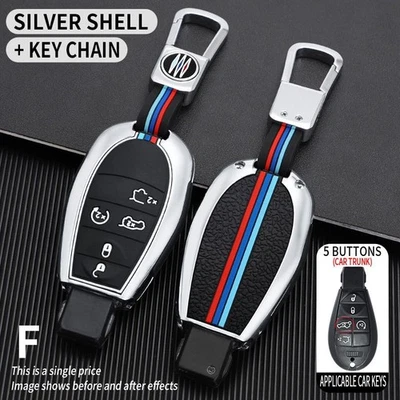 5 Button Car Key case cover For-JEEP-Commander-Cherokee-Grand-Cherokee-Accessori - image 1 of 4